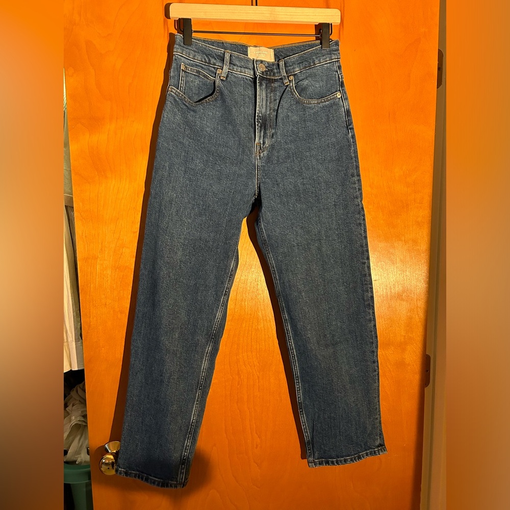 EUC Everlane Way High Jean Size 26R in Vintage Indigo